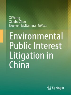 cover image of Environmental Public Interest Litigation in China